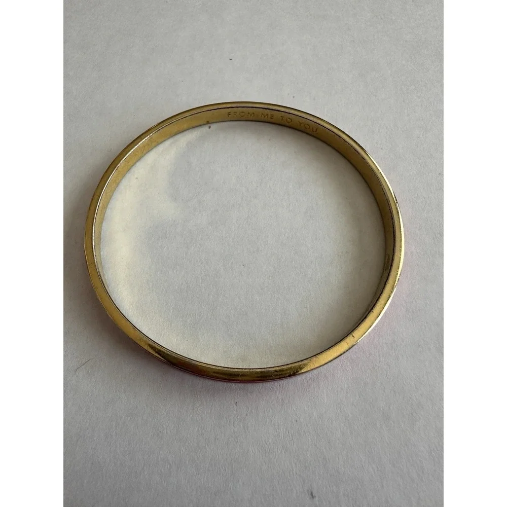 Kate Spade New York Bracelet Bangle Pink Gold "From Me To You" - Picture 9 of 16